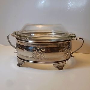 Pyrex 682-B-022-622B with Pyrex Forbes etched holder